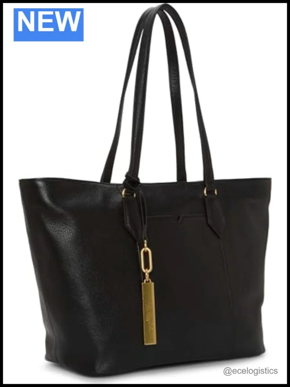 Leather Hobo Shoulder Bag with Zipper Closure, 5 Pockets
